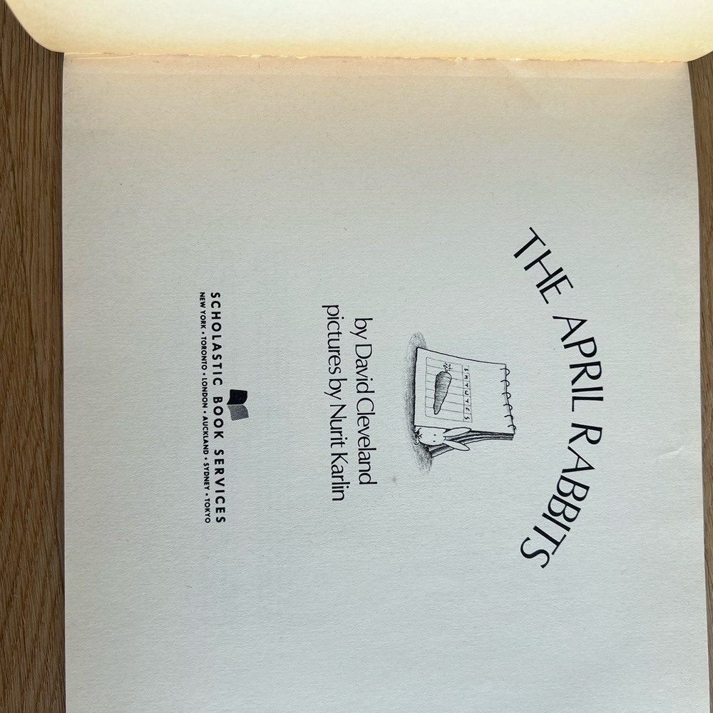 The April Rabbits Book - Picture 2 of 4